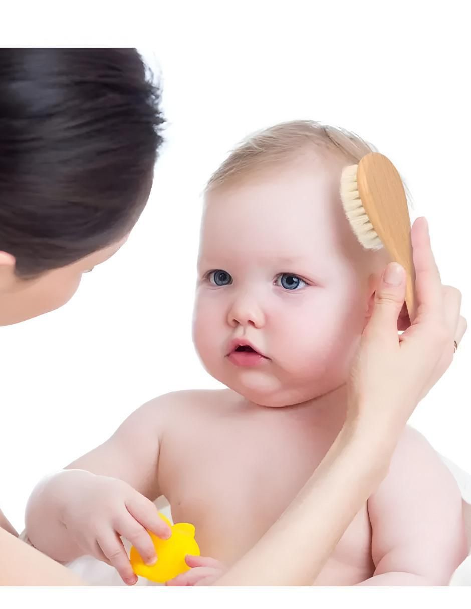 Kit de cepillo para cabello de bambú 2