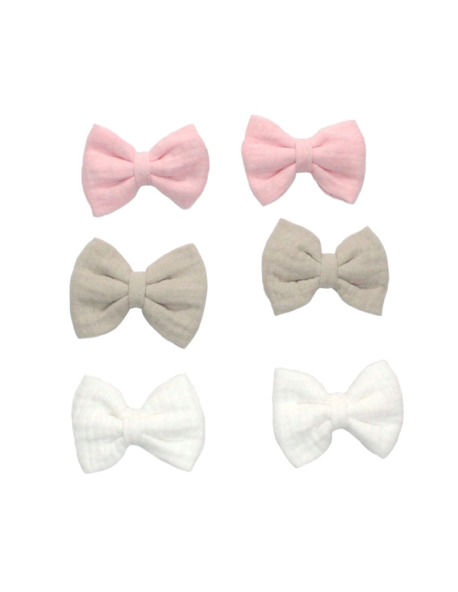 Set de 6 moños para cabello Set de 6 moños para cabello