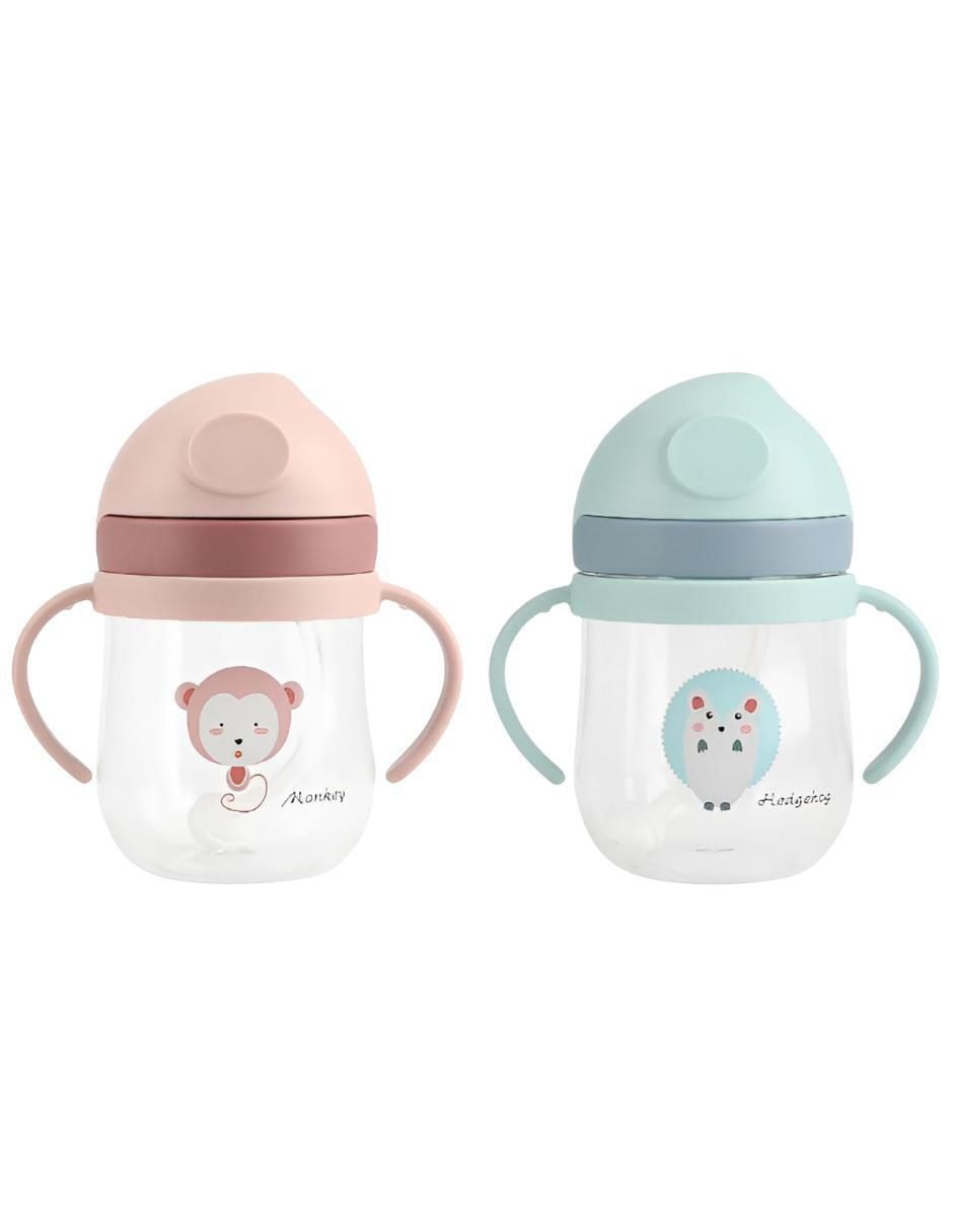 Vaso entrenador de silicón con 2 piezas