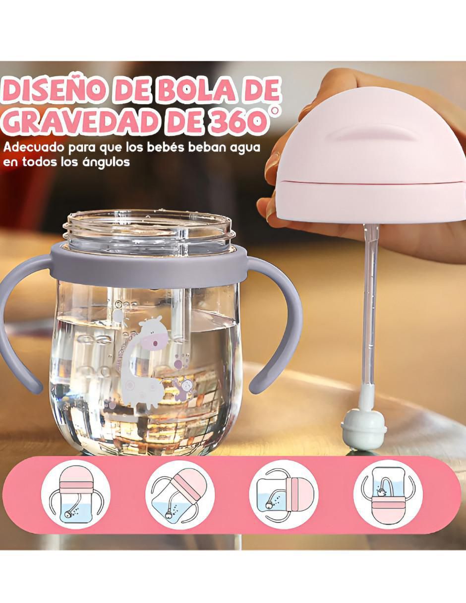 Vaso entrenador de silicón con 2 piezas 2