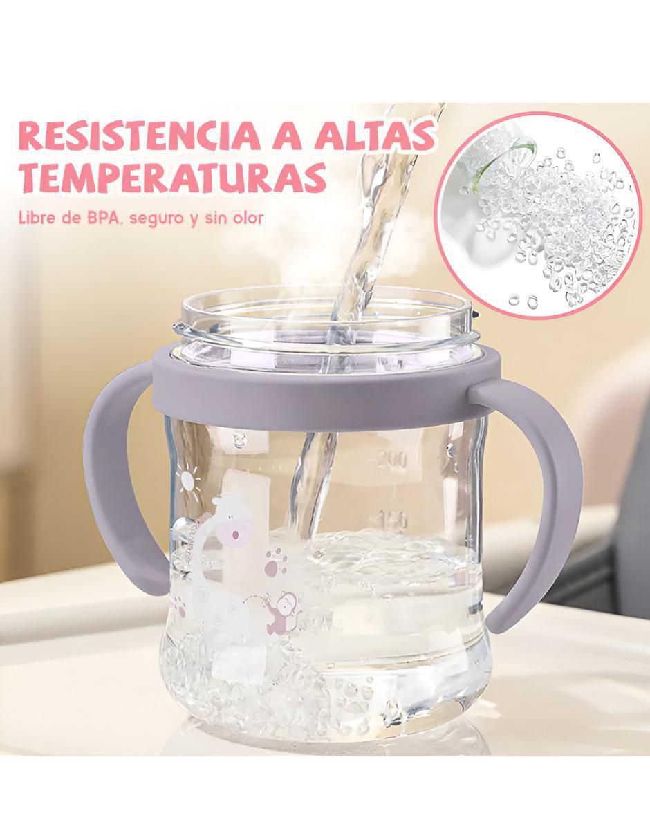 Vaso entrenador de silicón con 2 piezas 3