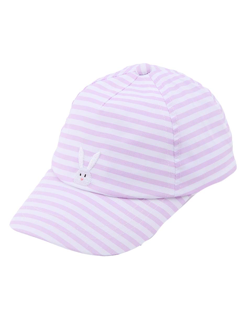 Gorra visera semicurva elástico para bebé niña 3