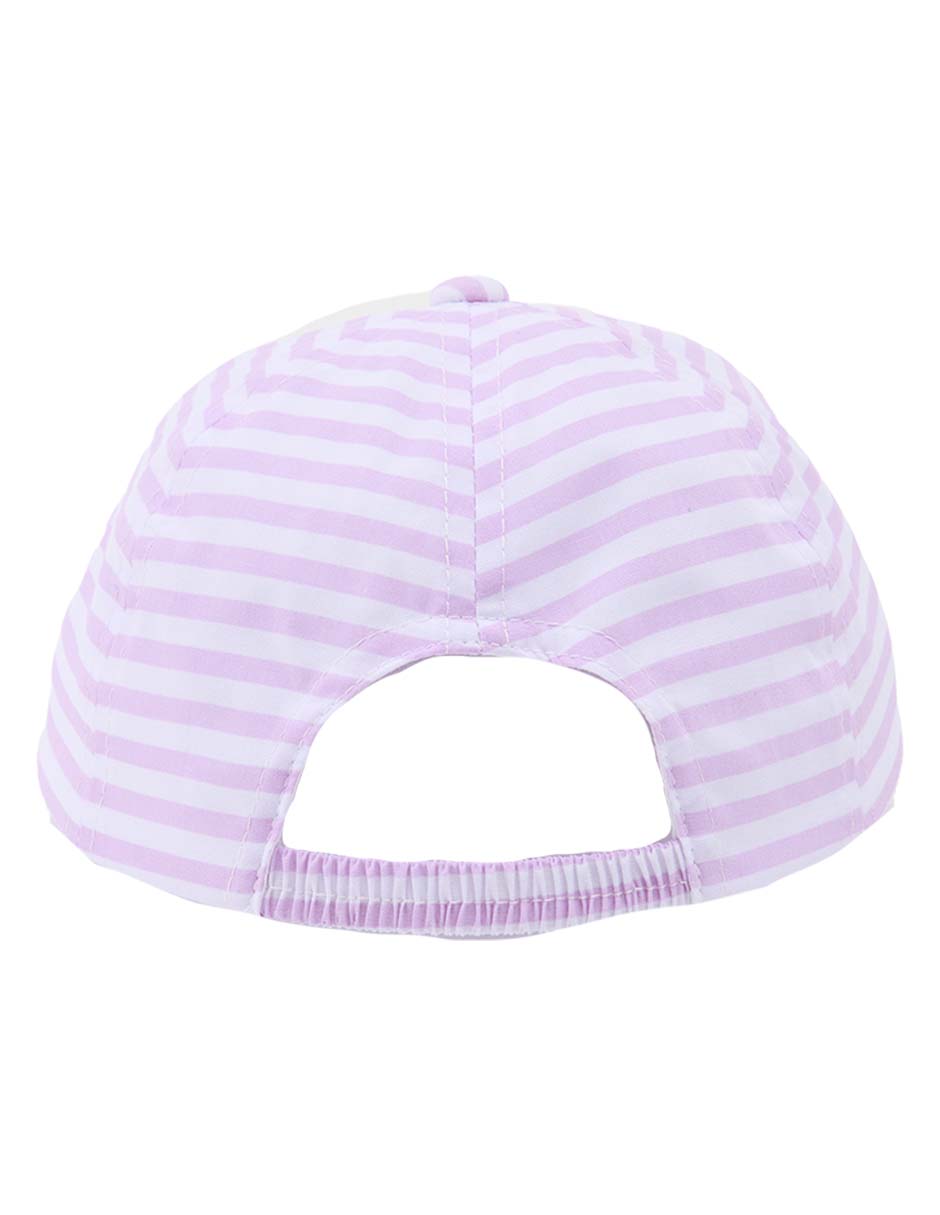 Gorra visera semicurva elástico para bebé niña 2