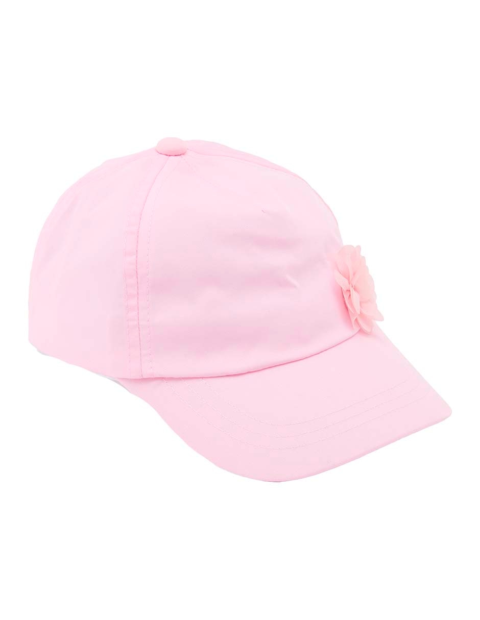 Gorra visera semicurva elástico para bebé niña