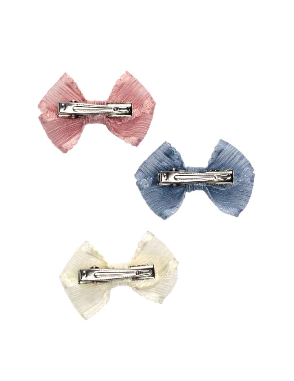 Set de 3 moños para cabello 2