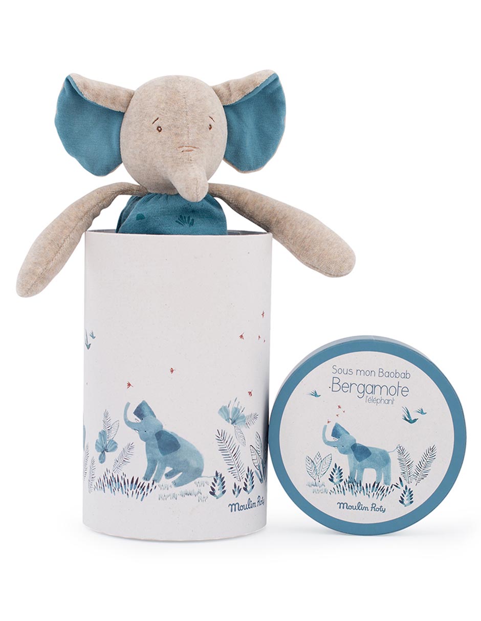 Peluche de elefante Moulin Roty 2