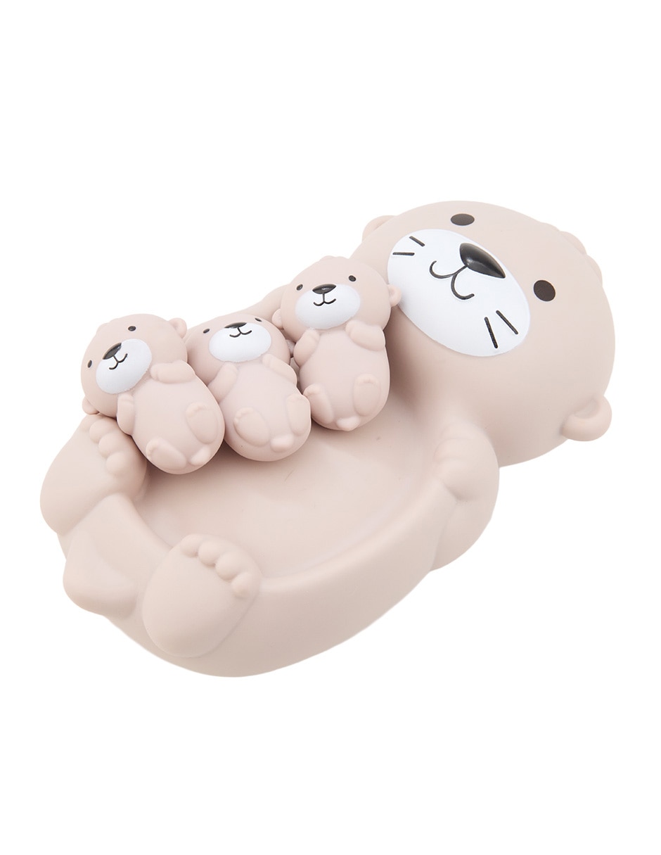 Juguete de baño set nutrias flotantes para agua