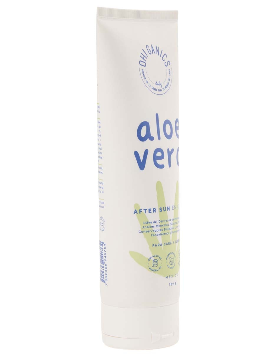 Tratamiento facial y corporal Aloe Vera After Sun En Crema 250 Gr hidratante 2