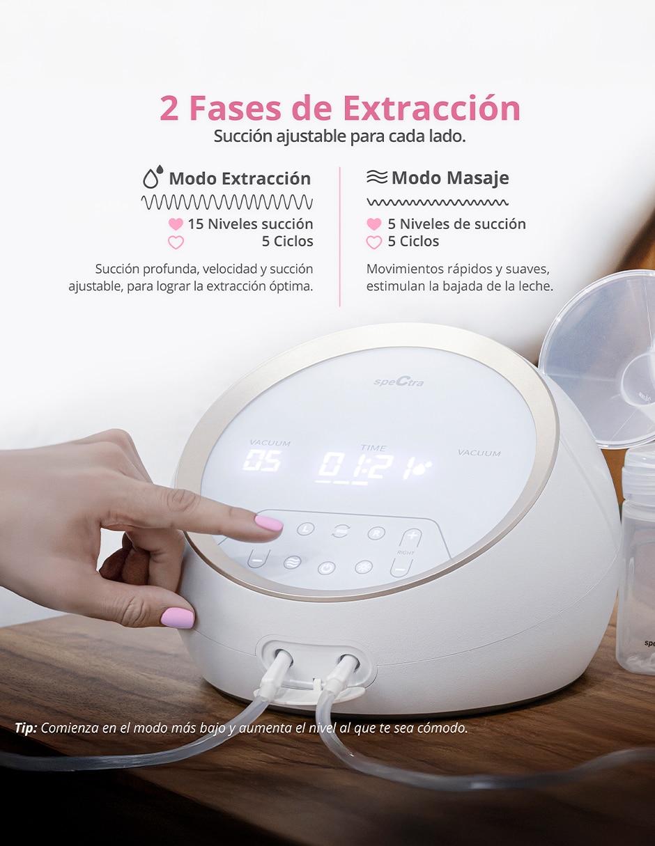 Extractor eléctrico de leche doble Dual S 6