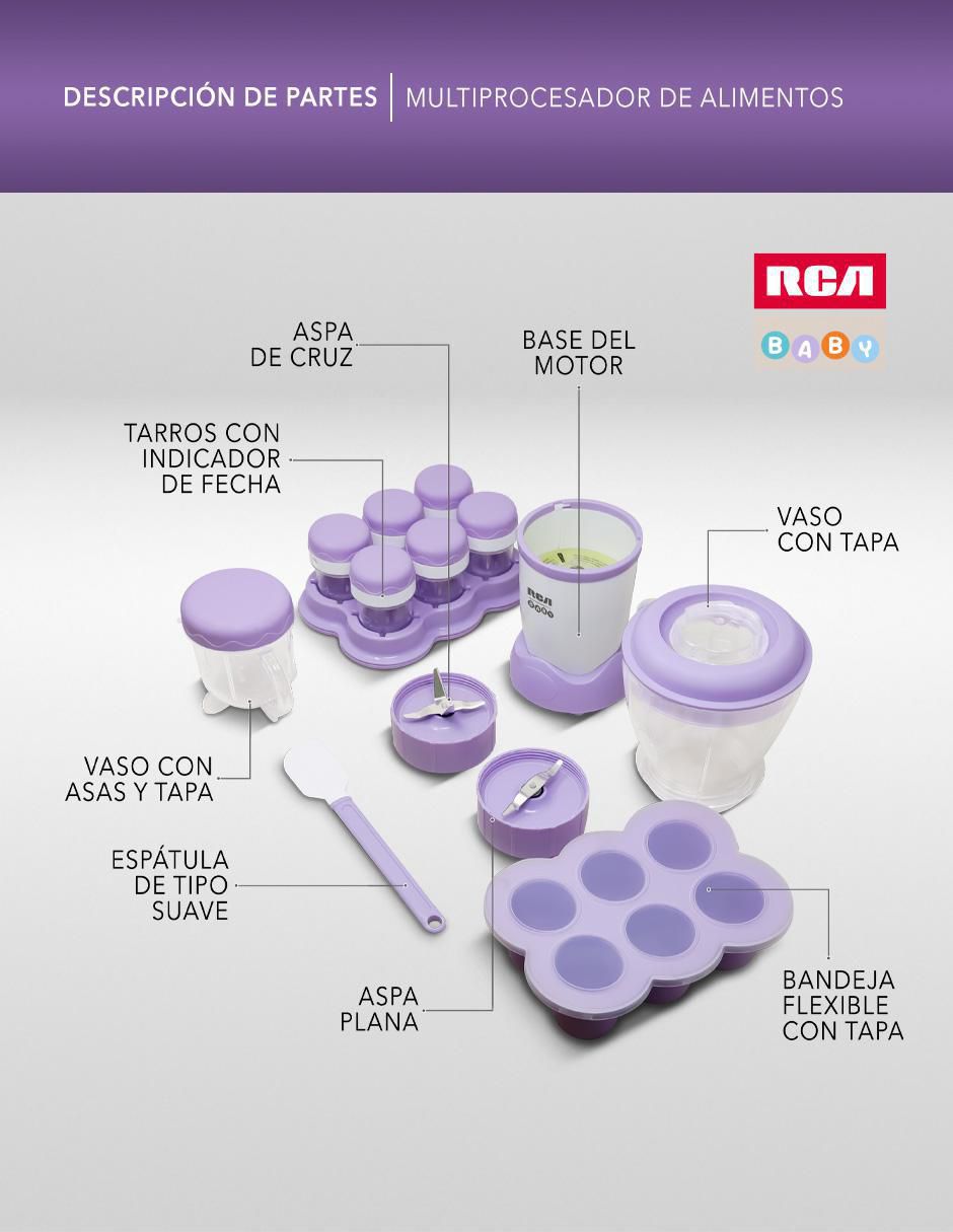 Procesador de alimentos Cocina cuchillas de acero inoxidable 4