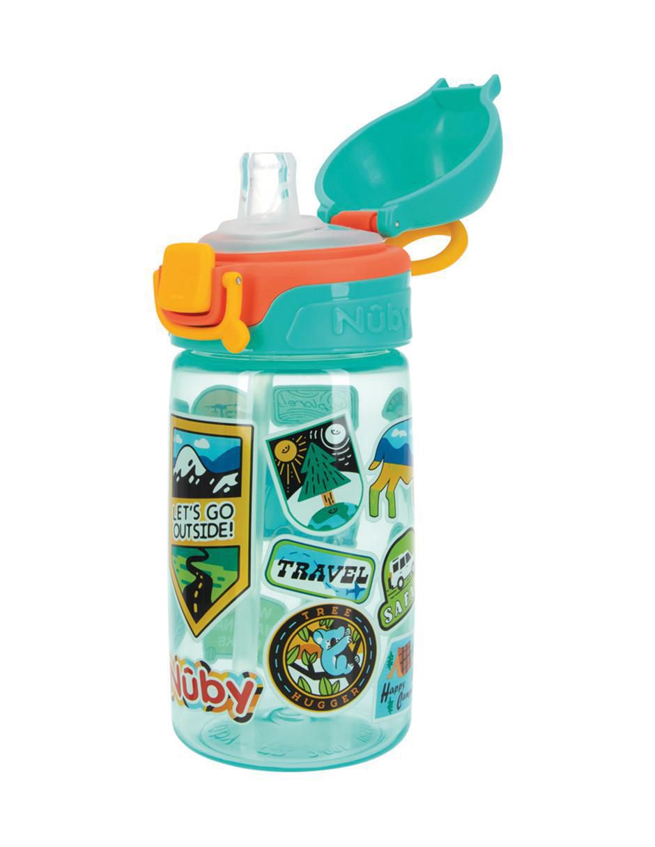 Botella de agua con tapa a prueba de derrame 420 ml 2