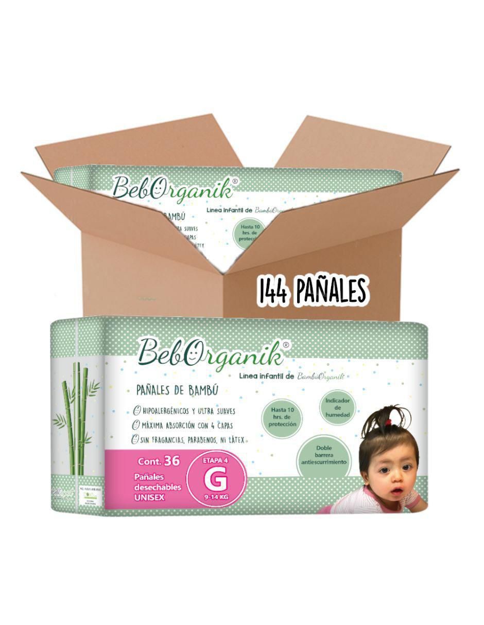 Pañales para bebé desechables etapa 4 unisex con 144 piezas 2
