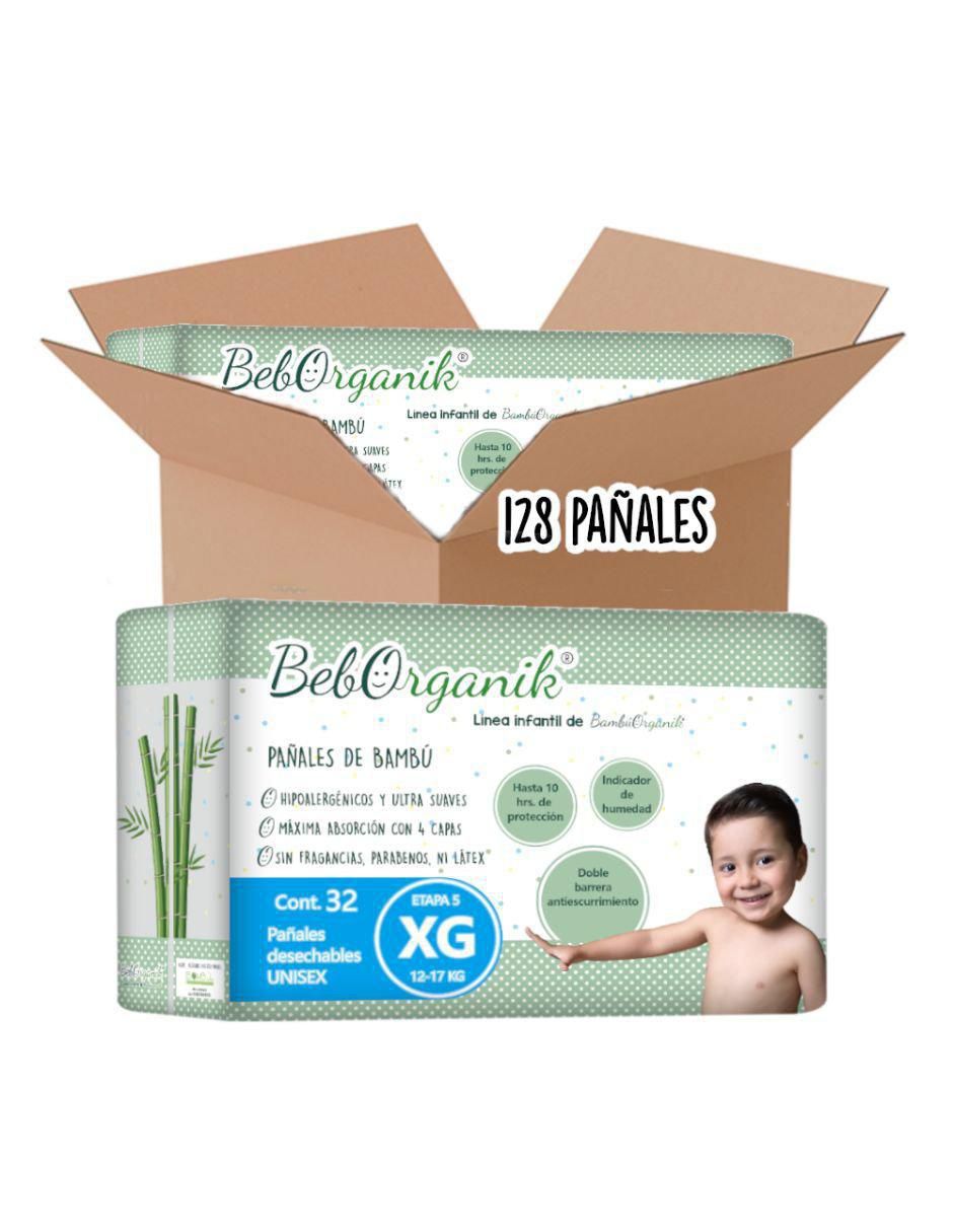 Pañales bebé desechables etapa 5 unisex con 128 piezas 2