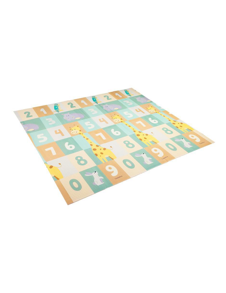 Tapete antigolpes reversible plegable de espuma
