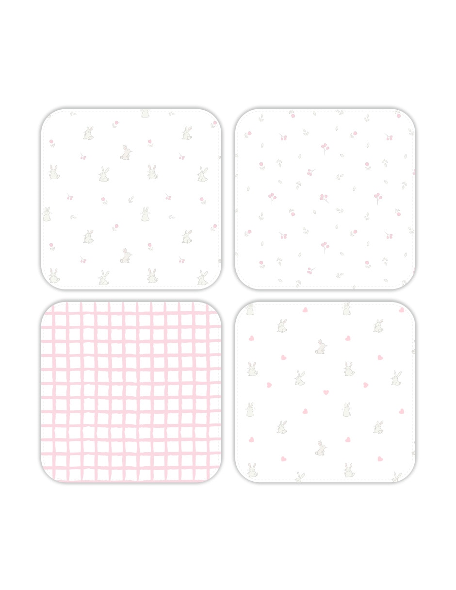 Set baño 4 piezas para niña