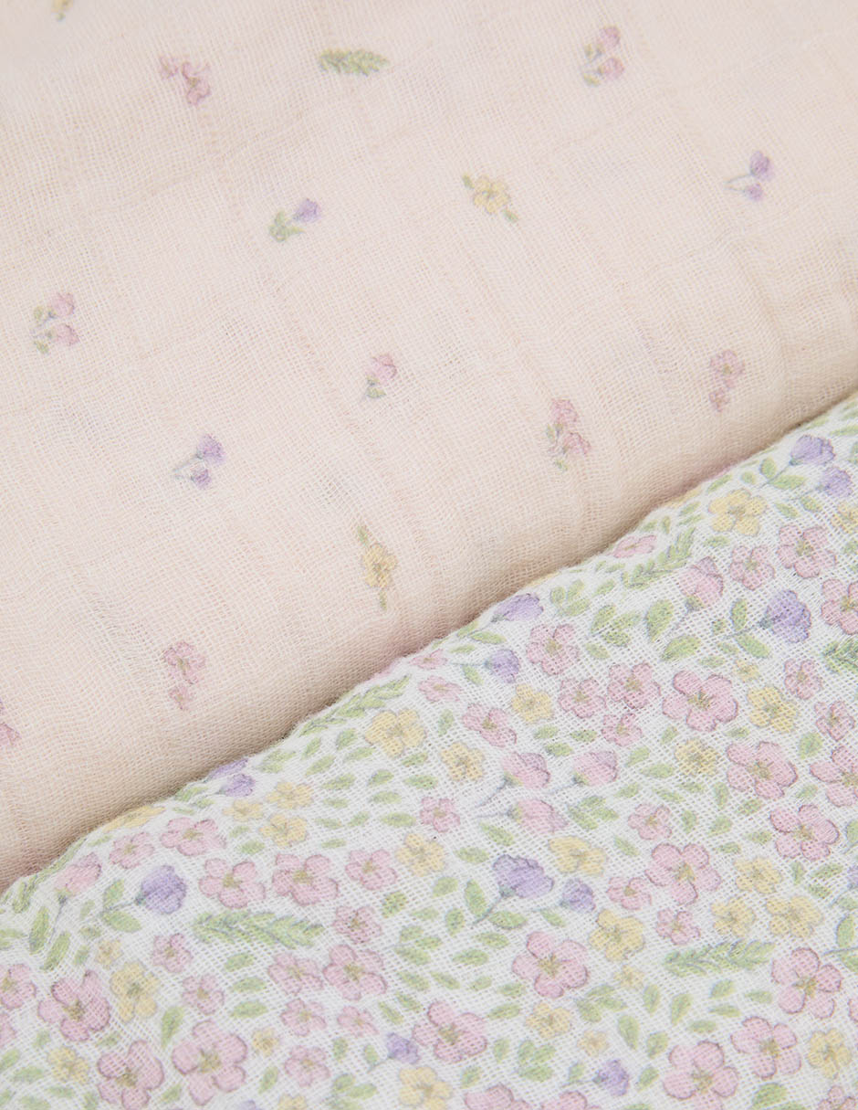 Set cobijas tejido plano para niña 3