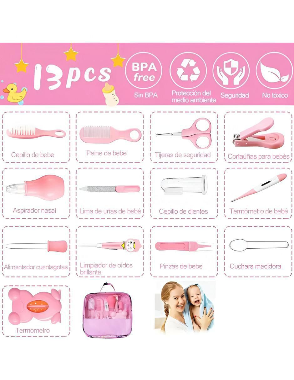 Set de cuidado 13 piezas para niña 4