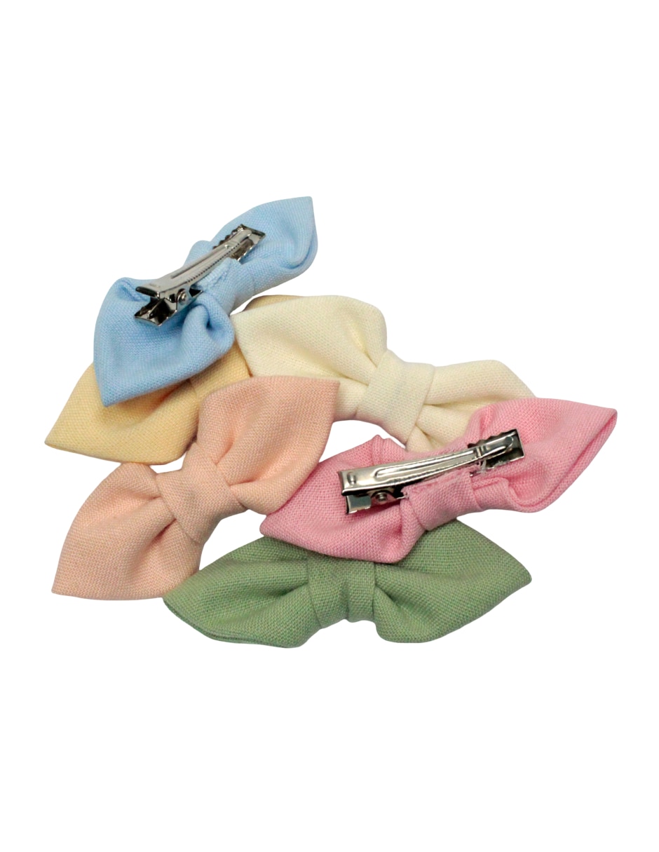 Set de 6 moños para cabello 2
