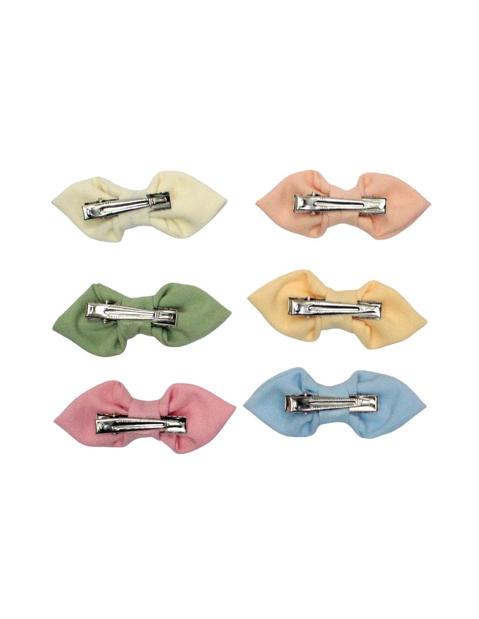 Set de 6 moños para cabello 3