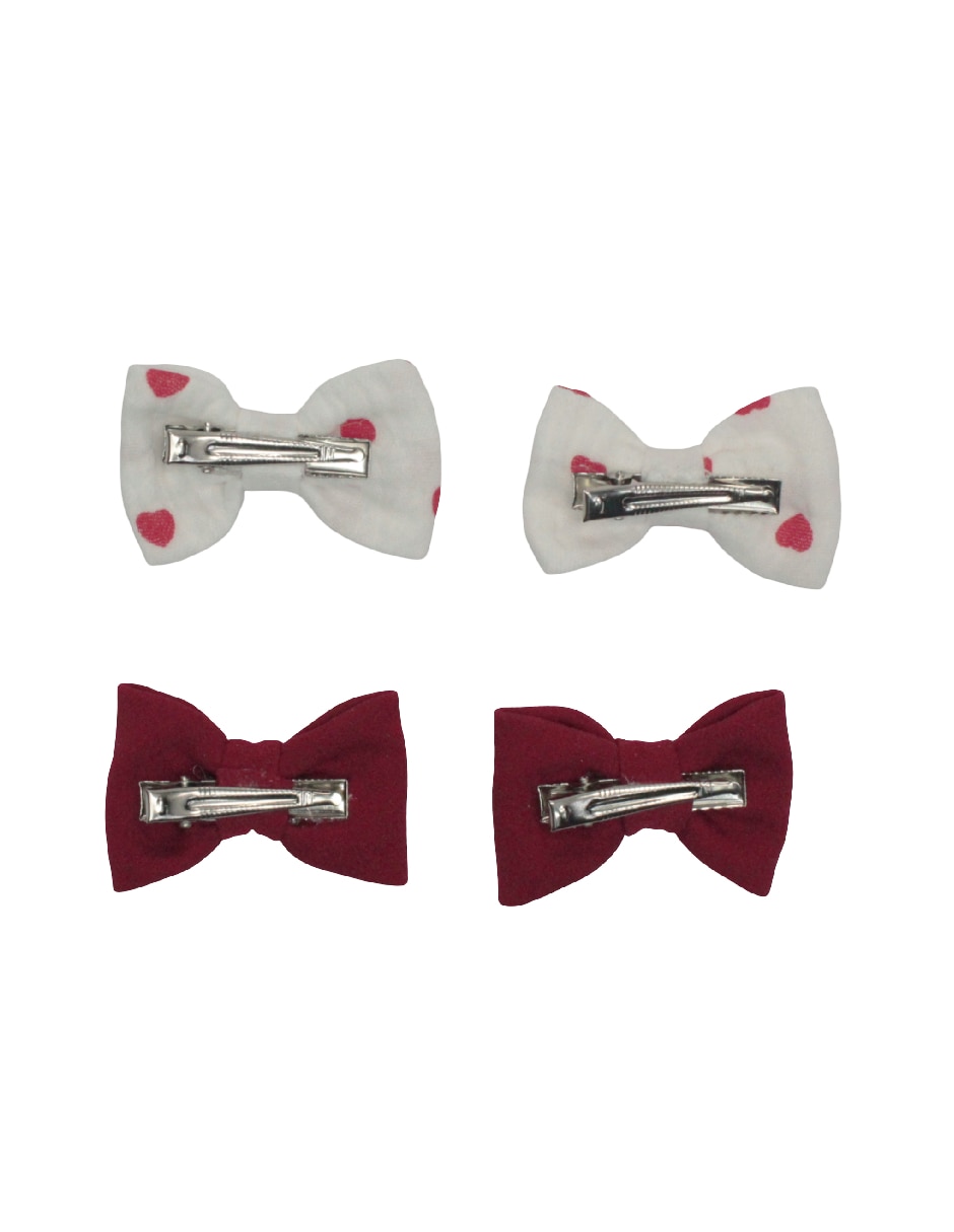 Set de 4 moños para cabello 3
