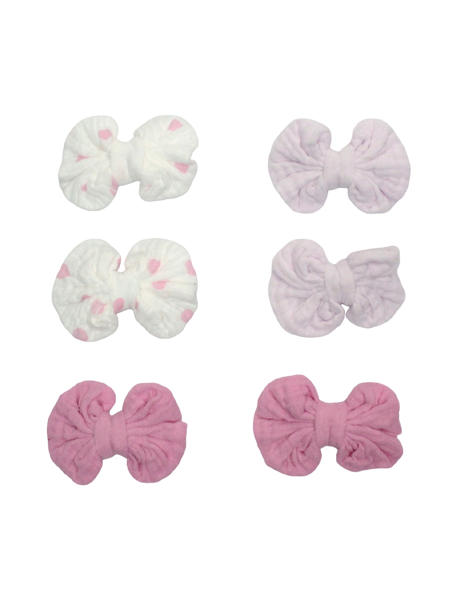 Set de 6 moños para cabello Set de 6 moños para cabello