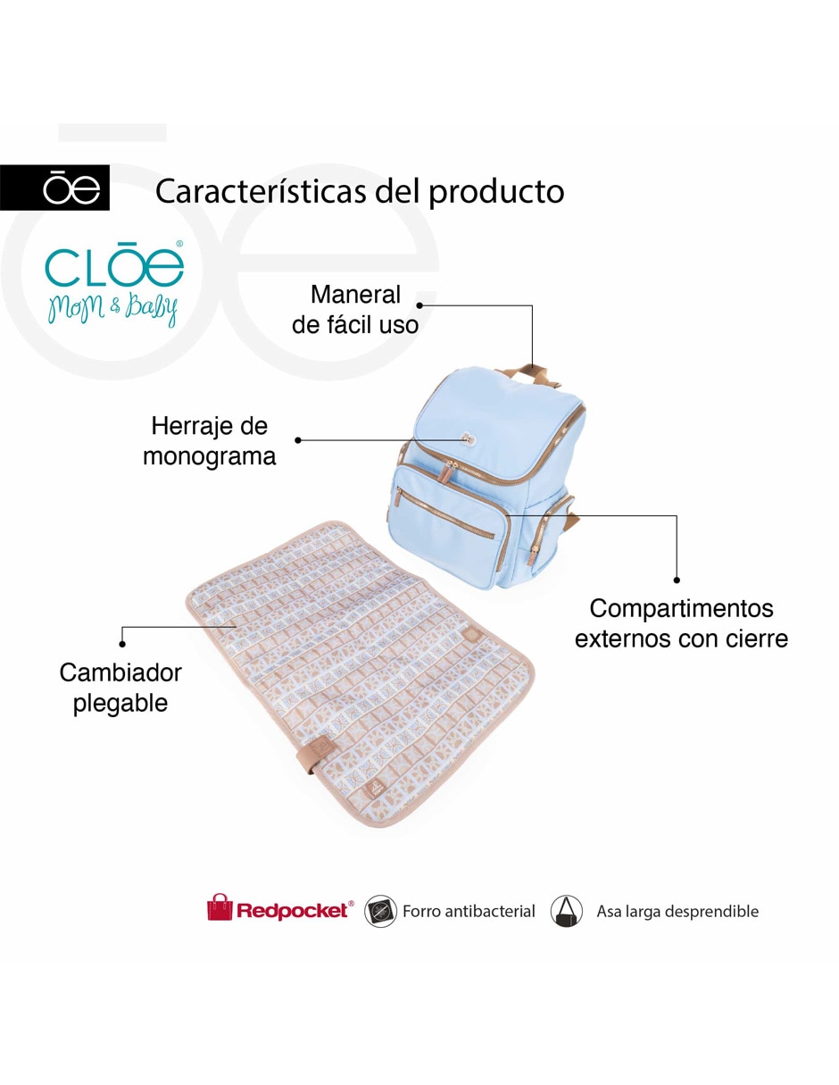 Pañalera backpack Hael 11