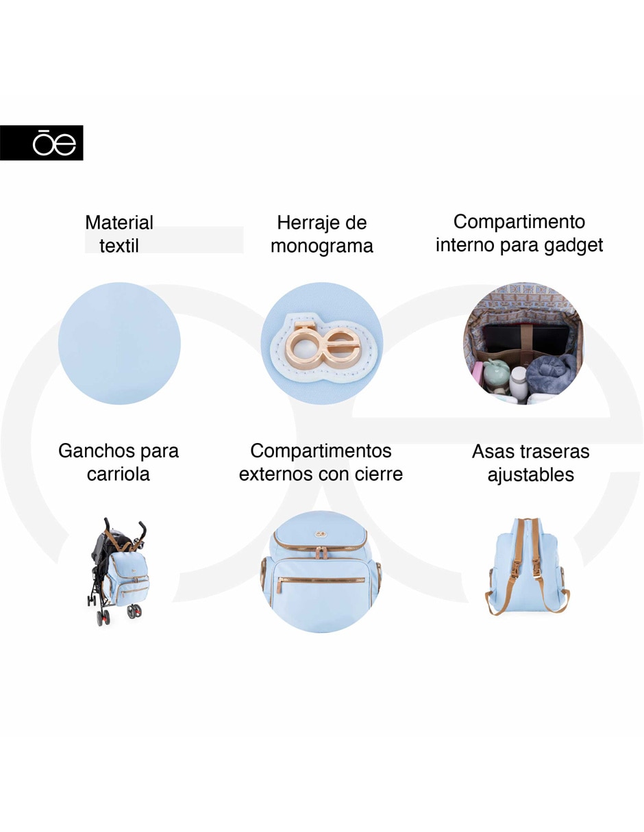 Pañalera backpack Hael 12