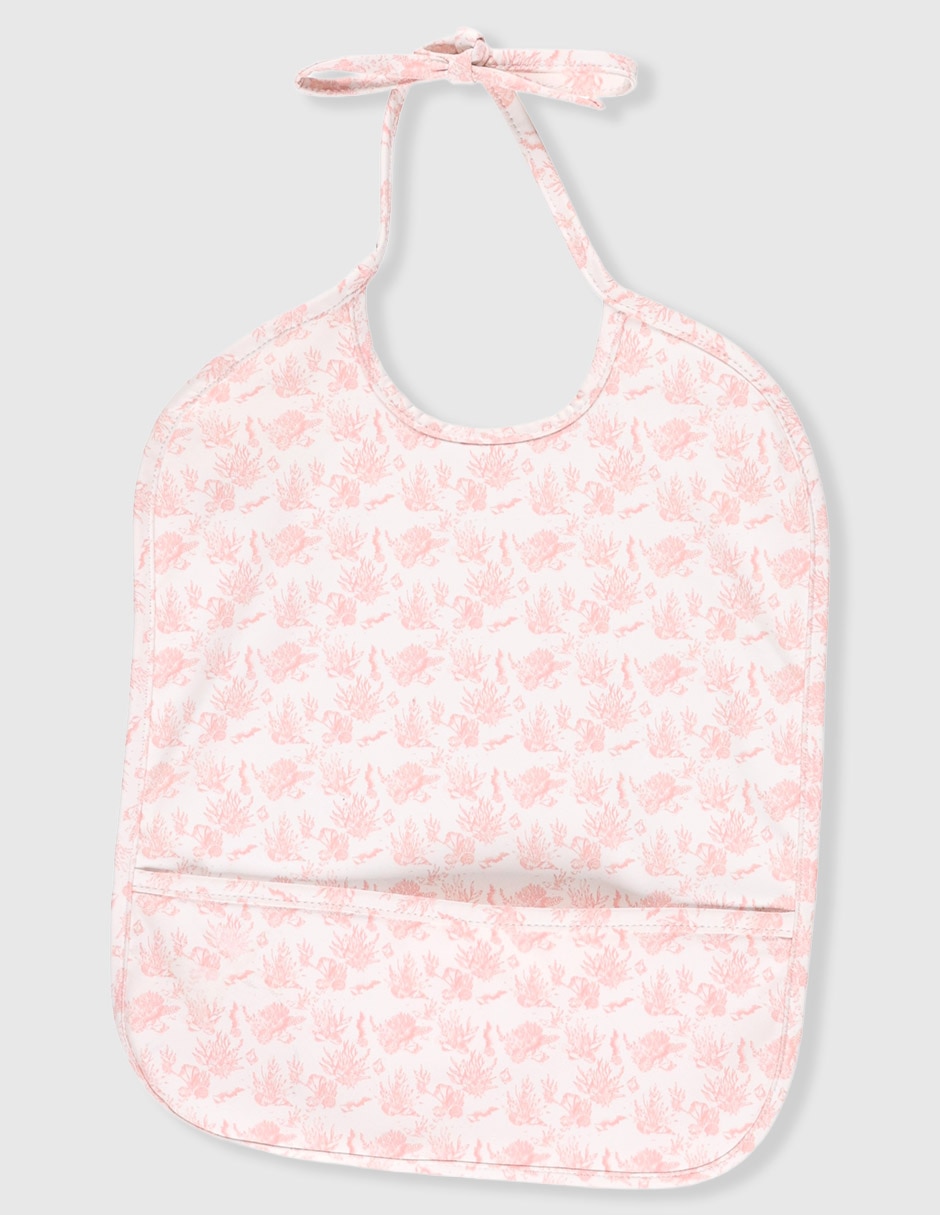Babero estampado microprint