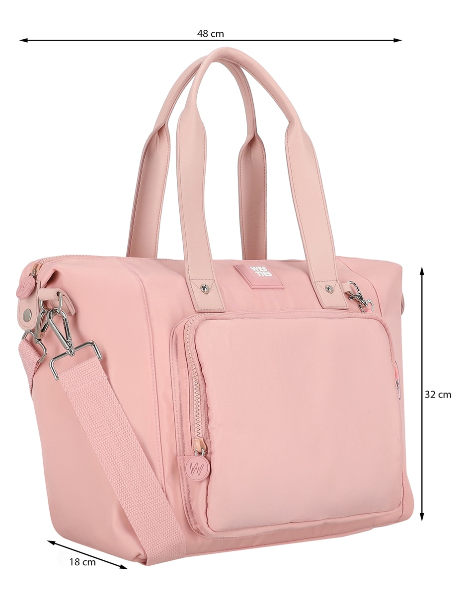 PAÑALERA BOLSA REHUM WESTI, ROSA CLARO