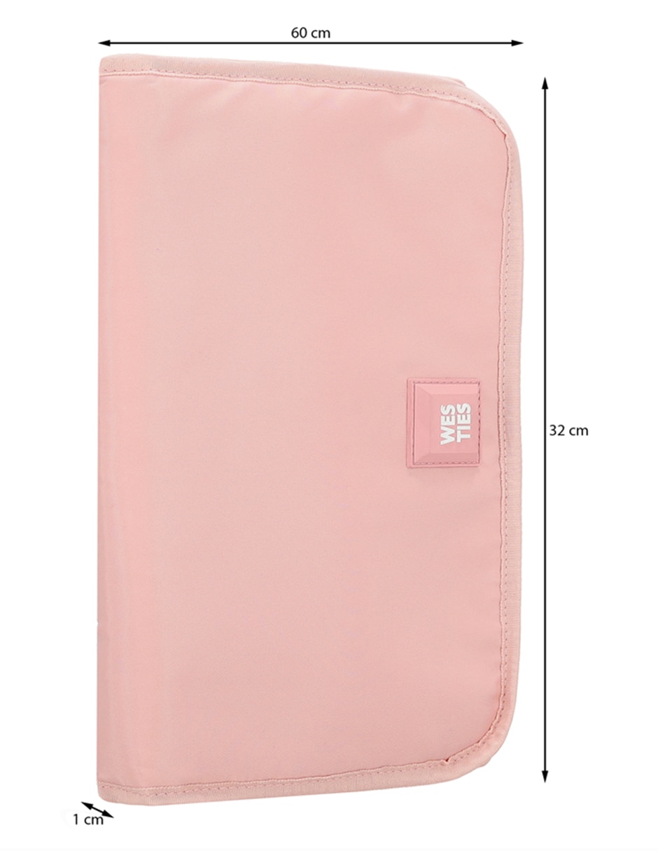 PAÑALERA BOLSA REHUM WESTI, ROSA CLARO