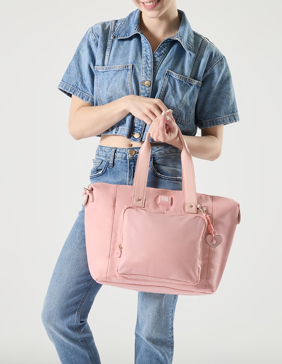 PAÑALERA BOLSA REHUM WESTI, ROSA CLARO