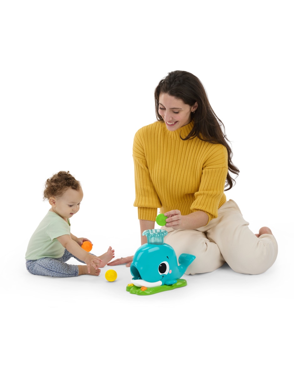 Juguete Ballena Lanza Pelotas Silly 5