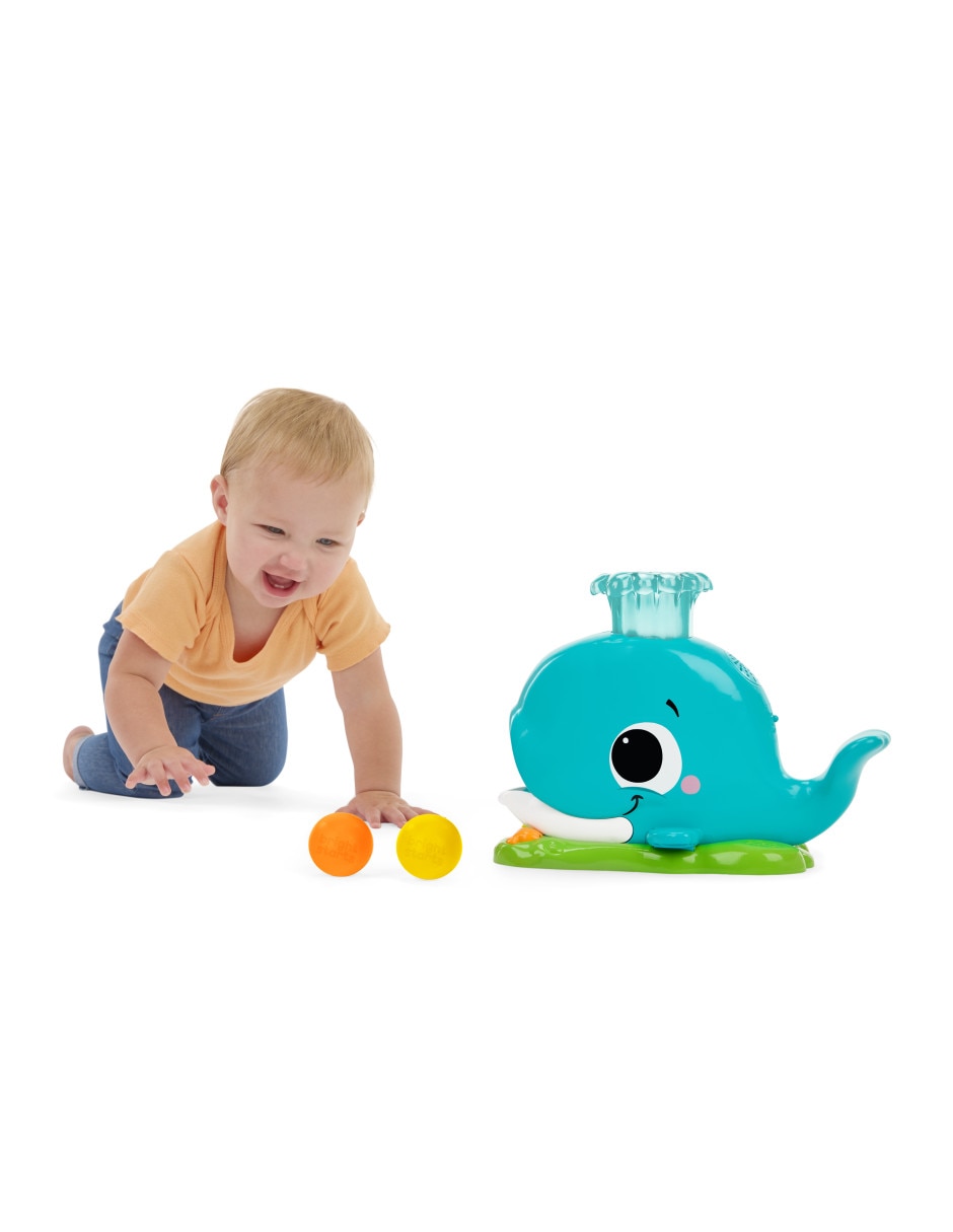 Juguete Ballena Lanza Pelotas Silly 6