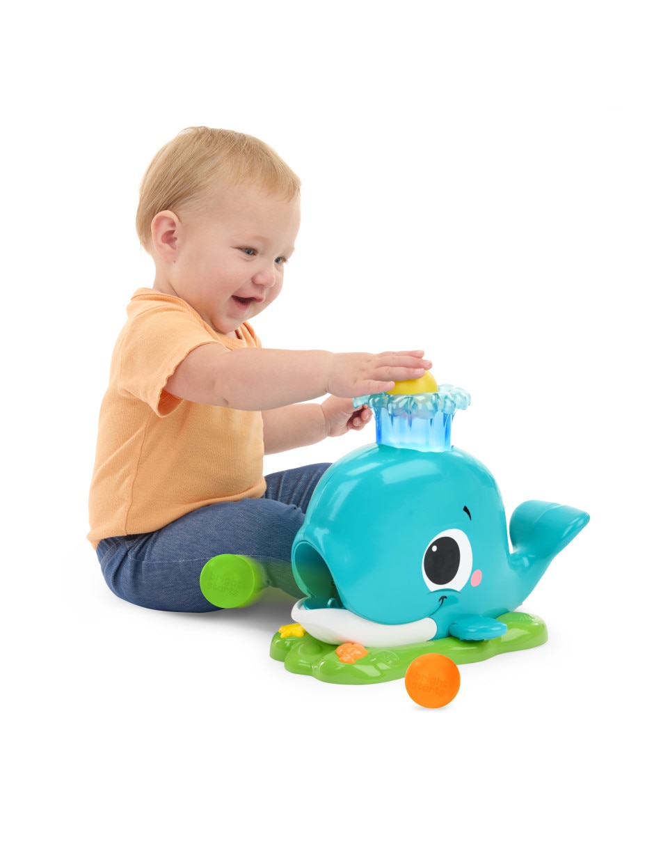 Juguete Ballena Lanza Pelotas Silly 9