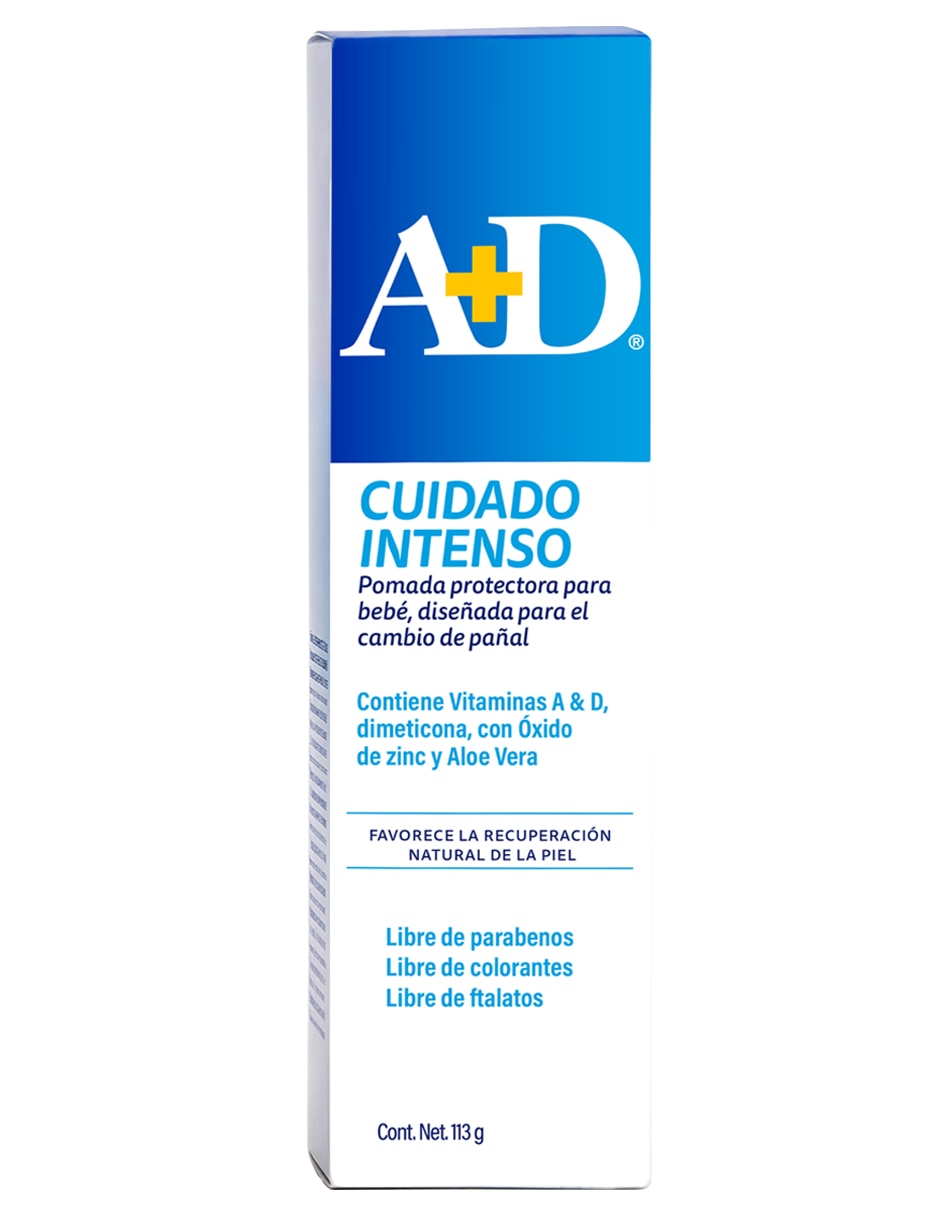 Pomadas bebe A+D cuidado intenso 113 g 4