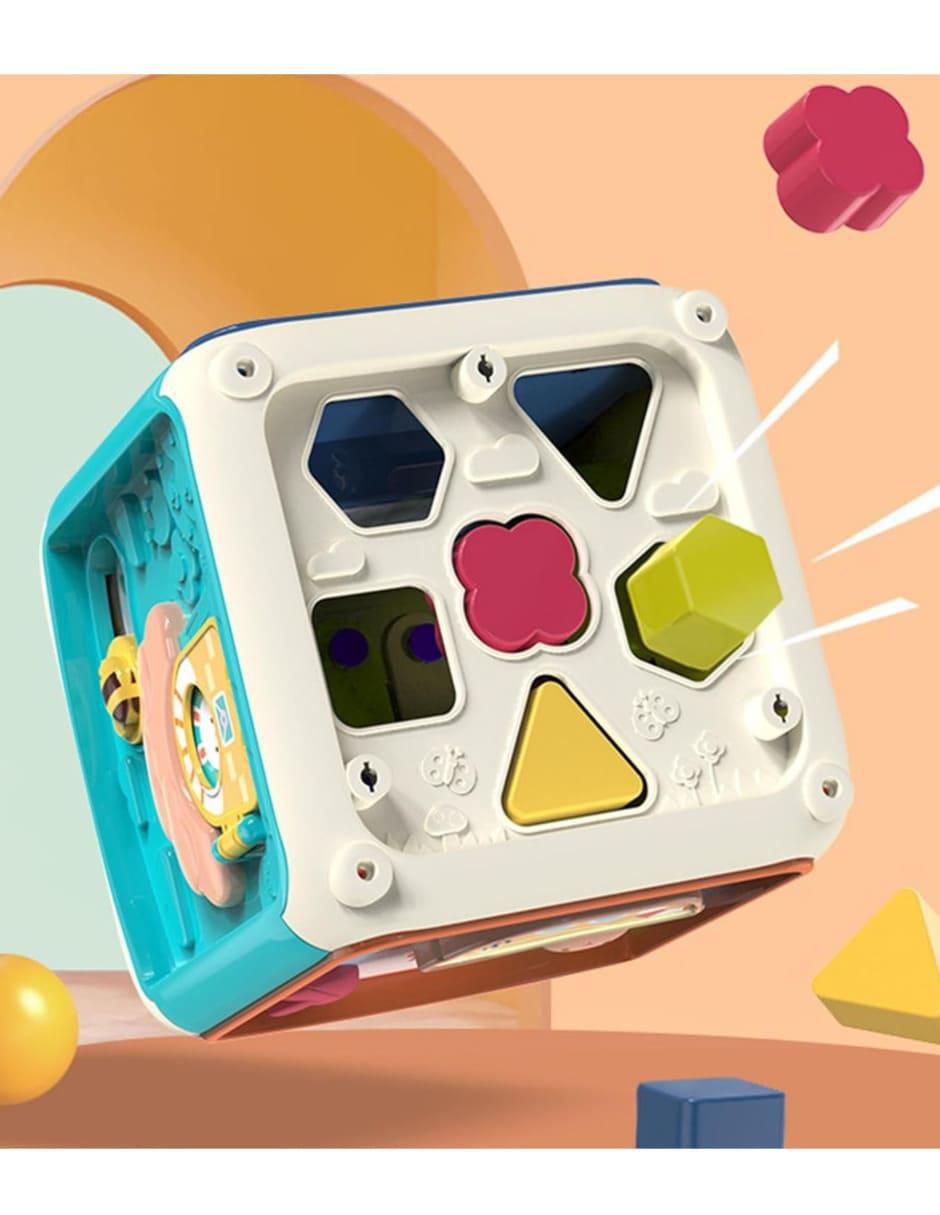 Cubo de actividades 7 en 1 juego didáctico unisex 2
