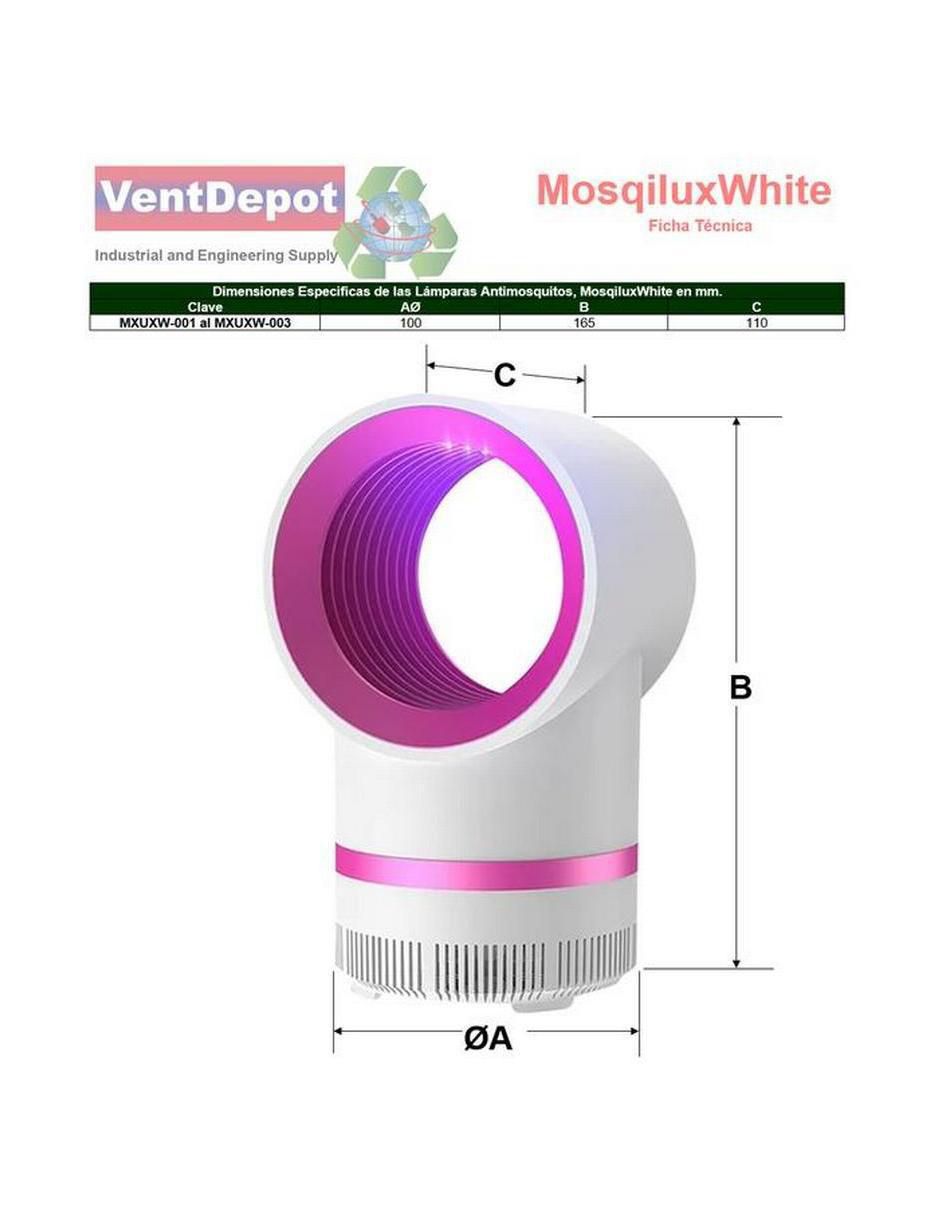 Lámpara repelente de insectos de 100 V - 120 V 2