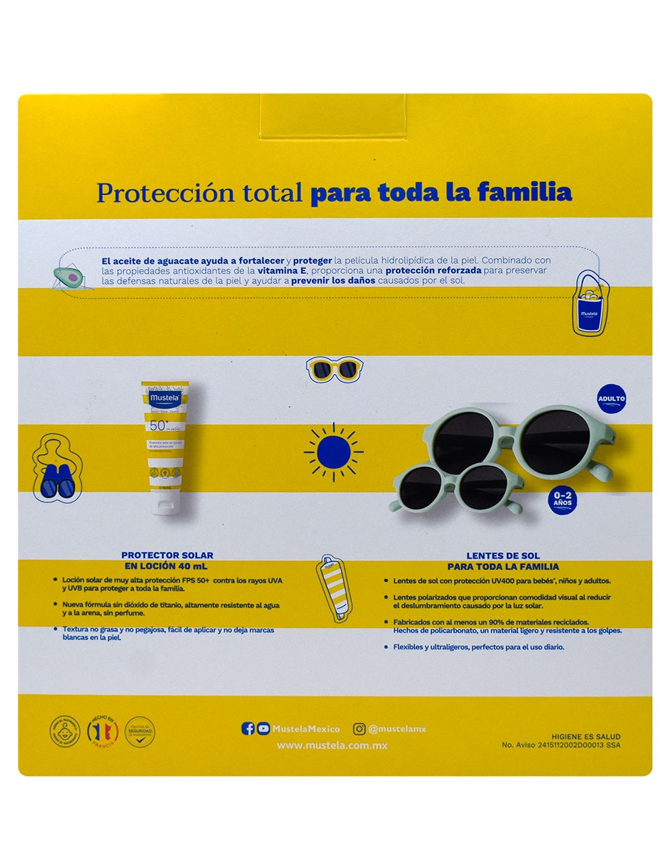 Kit de protector solar FPS 50+ kit protección solar de verano 3 piezas 3
