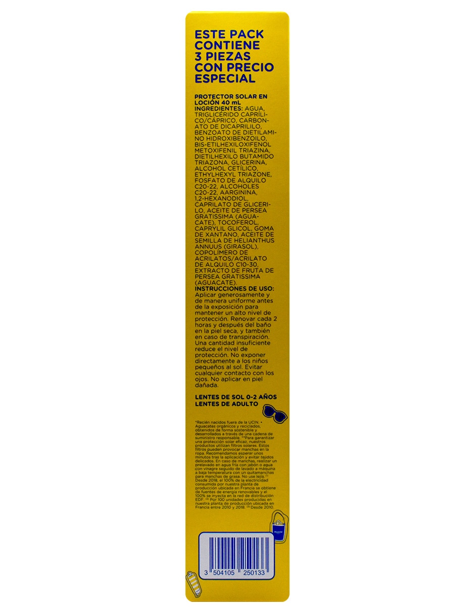 Kit de protector solar FPS 50+ kit protección solar de verano 3 piezas 4