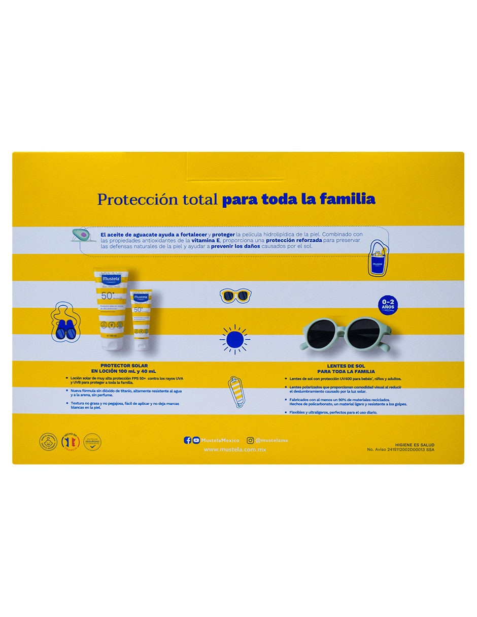 Kit de protector solar fps 50+ 3
