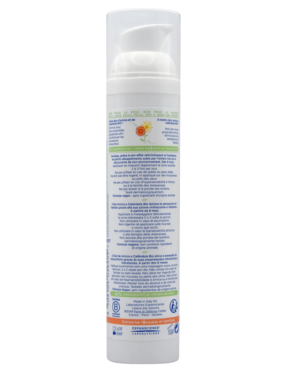 Gel para rostro y cuerpo relajante Árnica con Caléndula orgánica 2