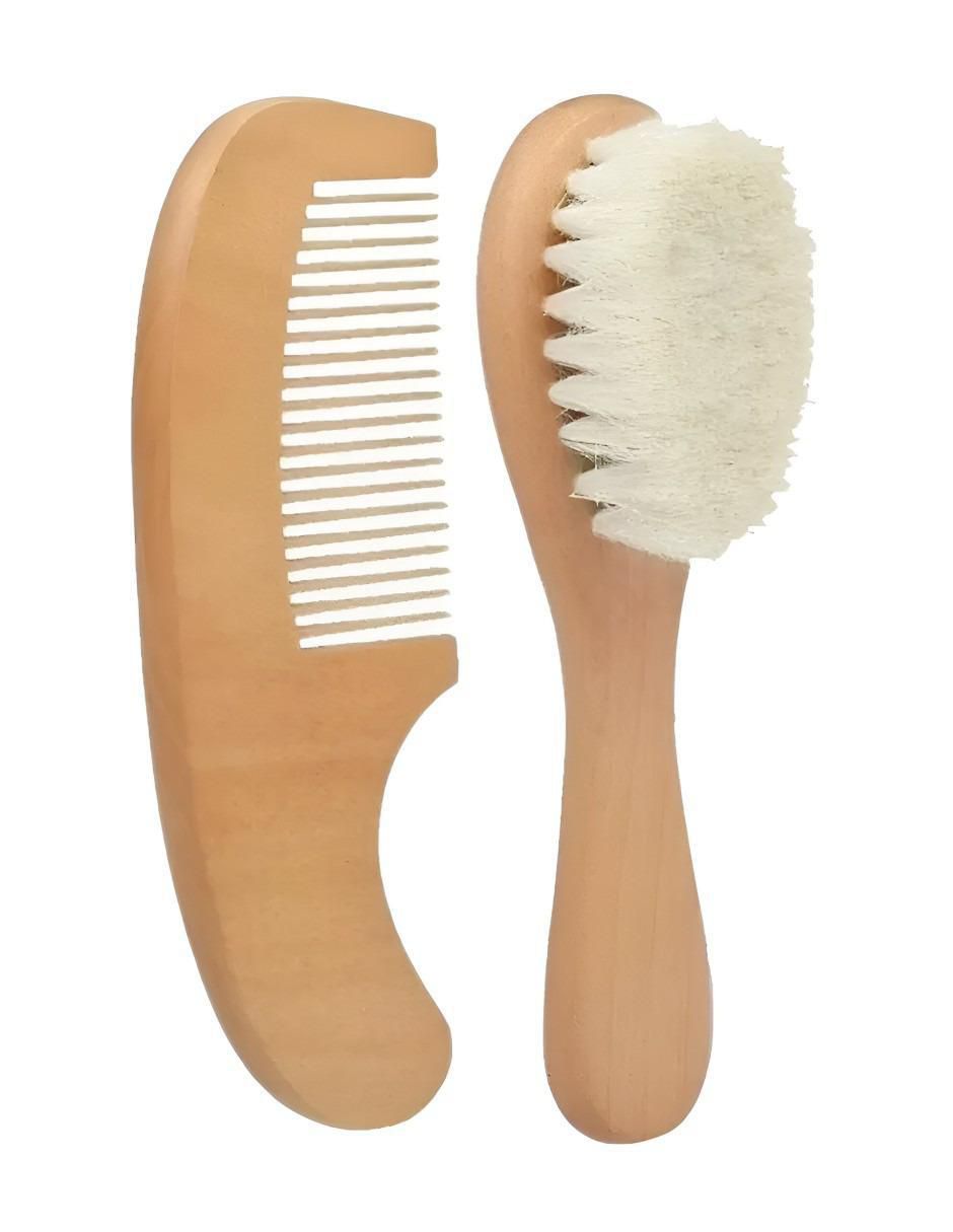 Set de cepillos para cabello de madera