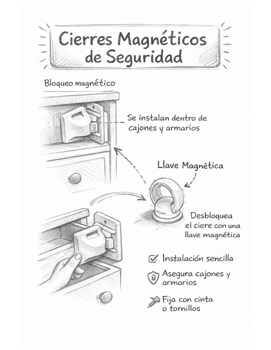Cerradura de seguridad para cajón 2