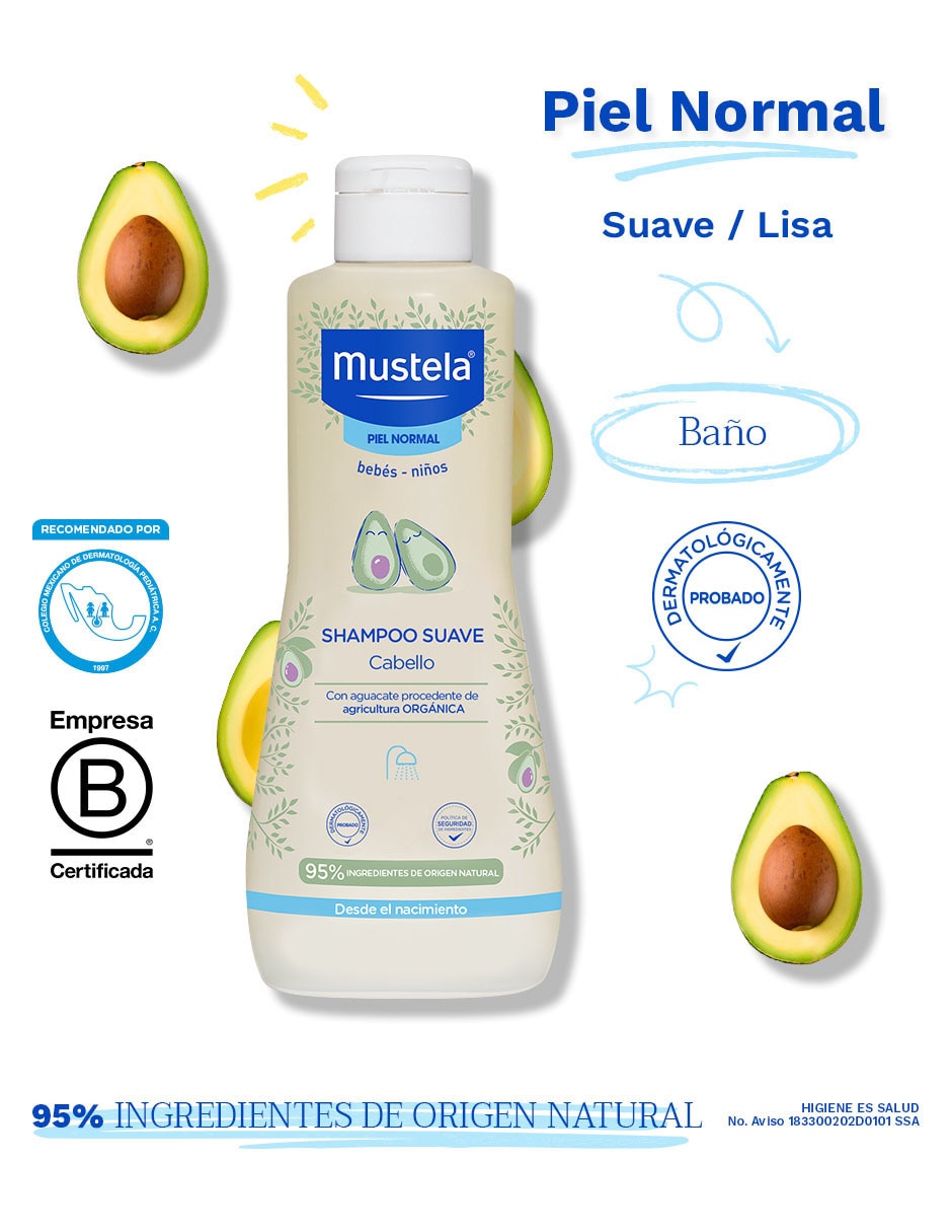 shampoo suave piel normal 500ml 3