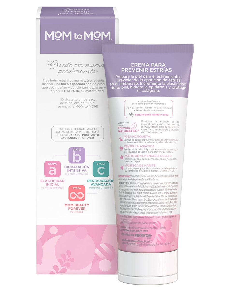 Crema para cuerpo recomendada para prevenir la aparición de estrías de día y noche para todo tipo piel 3