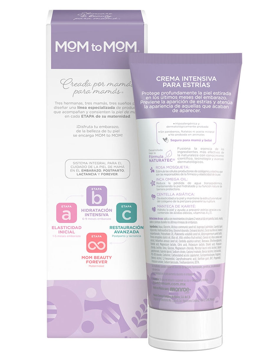 Crema para cuerpo recomendada para prevenir la aparición de estrías día y noche para todo tipo piel 3