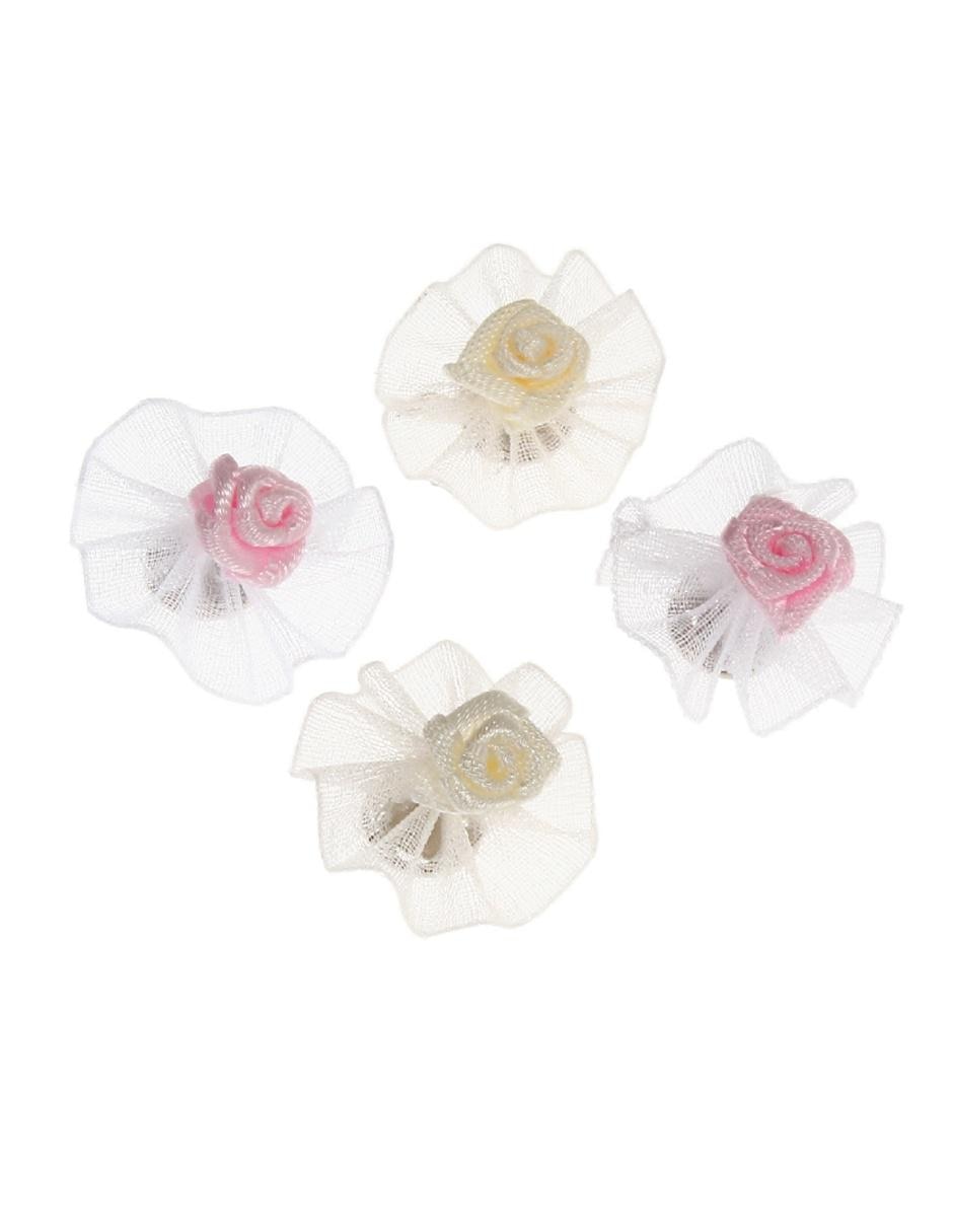 Set de 4 moños para cabello